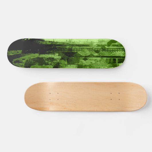 Geen deck-groen skateboard (Horizontaal)