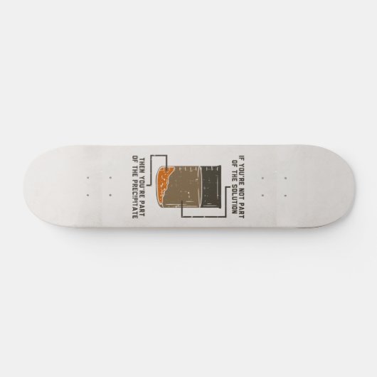 Geen deel van de Solution Chemistry Teacher Gag Persoonlijk Skateboard (Horizontaal)