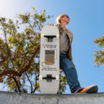 Geen deel van de Solution Chemistry Teacher Gag Persoonlijk Skateboard<br><div class="desc">Het ontwerp van de Oplossing van de Chemie precipitaat die eenvoudig zegt "als u geen deel van de oplossing uitmaakt,  dan ben u deel van het neerslag. Het maakt een groot geschenk voor de chemie geek of leraar in je leven die van grappige scheikundige puntjes houdt.</div>
