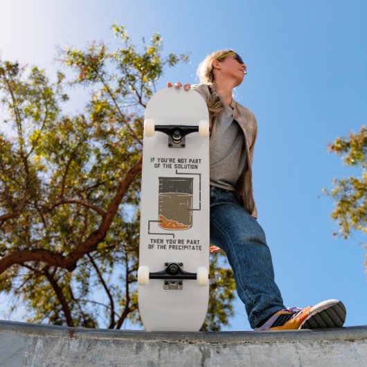 Geen deel van de Solution Chemistry Teacher Gag Persoonlijk Skateboard (Buiten 1)