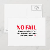 Geen defect briefkaart (Voorkant / Achterkant)