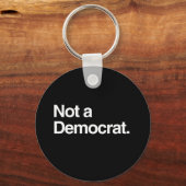 GEEN DEMOCRAT SLEUTELHANGER (Voorkant)