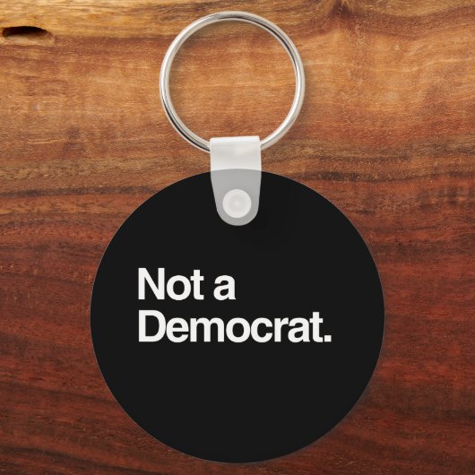 GEEN DEMOCRAT SLEUTELHANGER (Voorkant)