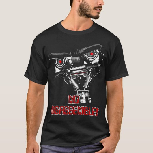 Geen demontage Johnny Five T-shirt (Voorkant)