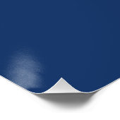 GEEN DENKEN Mijn president is niet customizable Perfect Poster (Hoek)