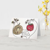 Geen Dergelijk Ding zoals een Vrije Lunch Notecard Kaart (Gele Bloem)