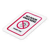 Geen deurkloppers teken magneet (Linkerzijde)