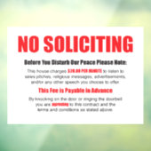 Geen deursluitingen opvragen raamsticker (Vel 3)