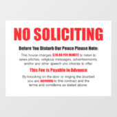 Geen deursluitingen opvragen raamsticker (Vel)