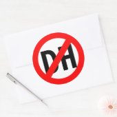 Geen DH Ronde Sticker (Envelop)