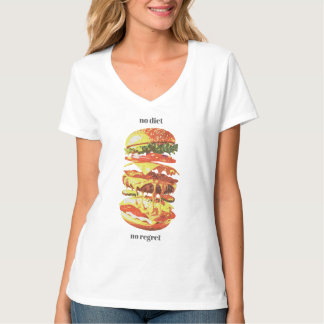 Geen Dieet, Geen Spijt – Vintage Burger Drip T-shirt