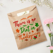 Geen dieet in Thanksgiving grappig Bedankzakje (Gezegeld)