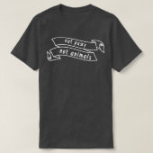 geen dieren t-shirt (Design voorkant)