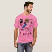 geen dierenmishandeling t-shirt (Voorkant volledig)