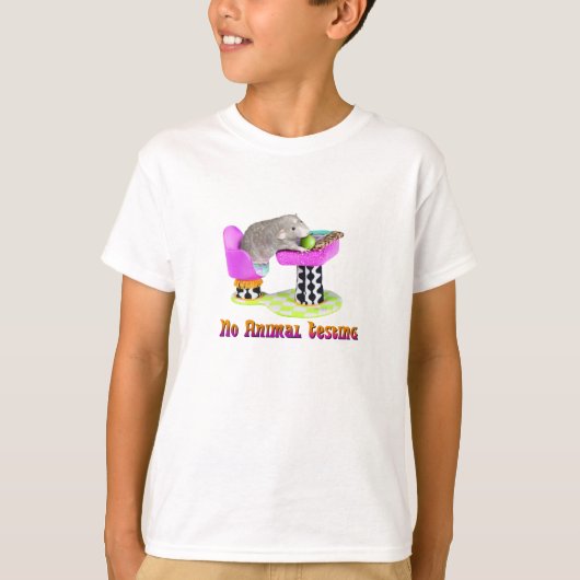 Geen dierproeven 2 T-shirt (Voorkant)