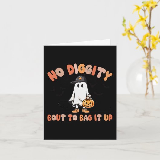 Geen Diggity Bout om het op te blazen.. Kaart (Gele Bloem)