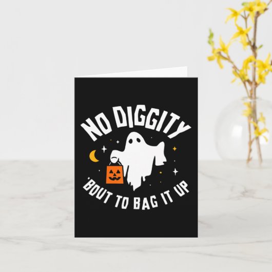 Geen Diggity Bout om het op te blazen.. Kaart (Gele Bloem)