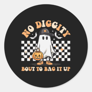 Geen Diggity Bout om het op te blazen.. Ronde Sticker