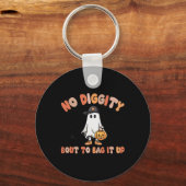 Geen Diggity Bout om het op te blazen.. Sleutelhanger (Voorkant)