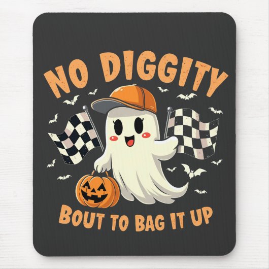 Geen Diggity Bout om het op te pakken Halloween Gh Muismat (Voorkant)