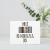 Geen digitale id briefkaart (Staand voorkant)