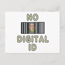 Geen digitale id briefkaart