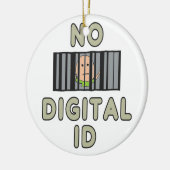 Geen digitale id keramisch ornament (Links)