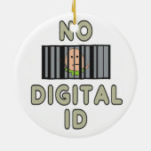 Geen digitale id keramisch ornament (Achterkant)