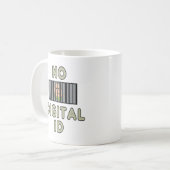 Geen digitale id koffiemok (Voorkant links)