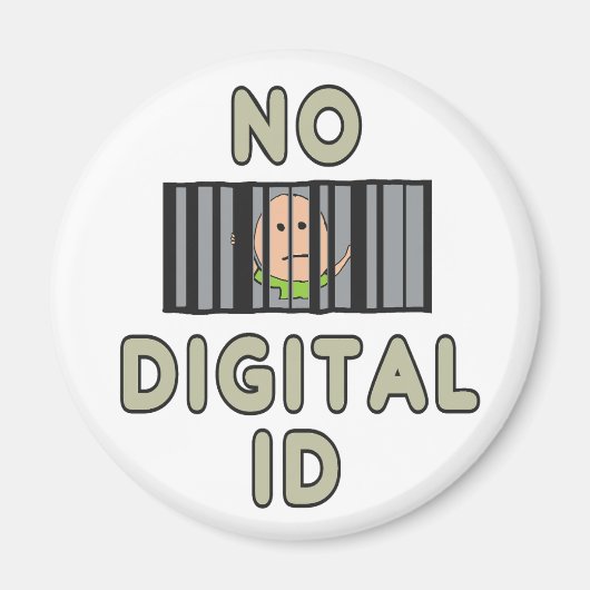 Geen digitale id magneet (Voorkant)