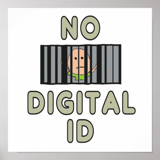 Geen digitale id poster (Voorkant)
