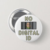 Geen digitale id ronde button 5,7 cm (Voorkant /achterkant)