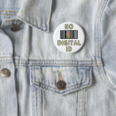 Geen digitale id ronde button 5,7 cm (In situ)