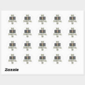Geen digitale id ronde sticker (Vel)