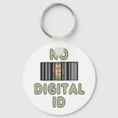 Geen digitale id sleutelhanger (Achterkant)