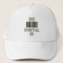 Geen digitale id trucker pet