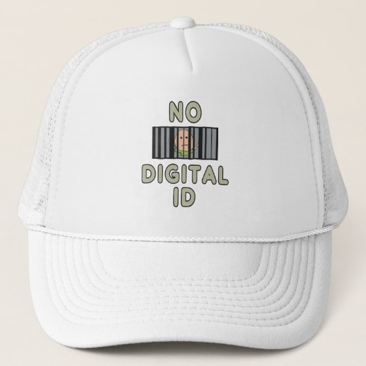 Geen digitale id trucker pet (Voorkant)
