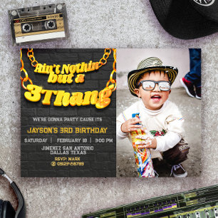 Geen ding, maar een 3-Thang met foto - Landschap Kaart