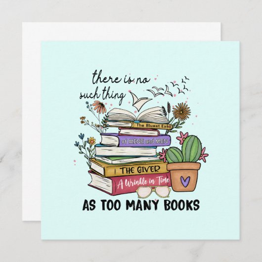 Geen ding zo veel boeken (Voorkant / Achterkant)