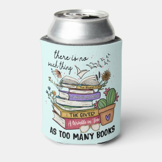 Geen ding zo veel boeken blikjeskoeler (Blikje Achterkant)