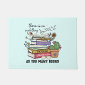 Geen ding zo veel boeken deurmat (Voorkant)