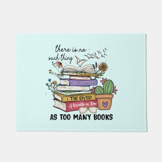 Geen ding zo veel boeken deurmat (Voorkant)