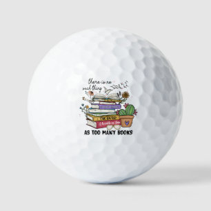 Geen ding zo veel boeken golfballen