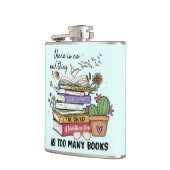 Geen ding zo veel boeken heupfles (Links)