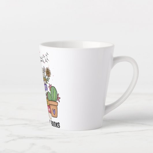 Geen ding zo veel boeken latte mok (Rechts)