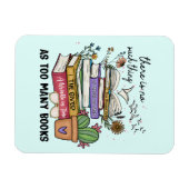 Geen ding zo veel boeken magneet (Horizontaal)