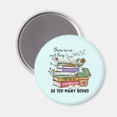 Geen ding zo veel boeken magneet (Voorkant / Achterkant)