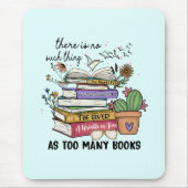 Geen ding zo veel boeken muismat (Voorkant)