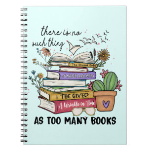 Geen ding zo veel boeken notitieboek