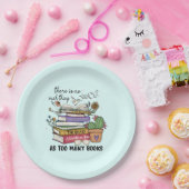 Geen ding zo veel boeken papieren bordje (Feest)